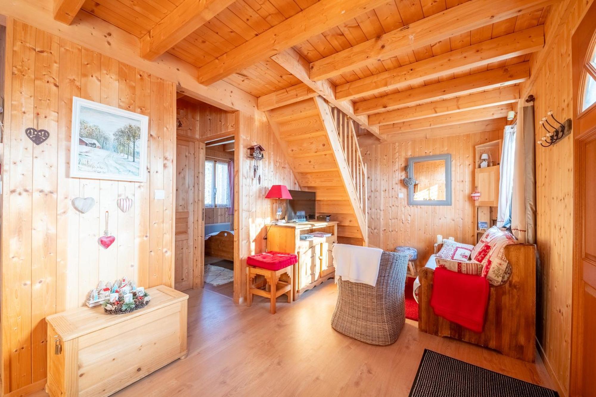 Saint-Laurent-en-Grandvaux Chalet L'Embellie - Chalet Avec Piscine Partagee מראה חיצוני תמונה